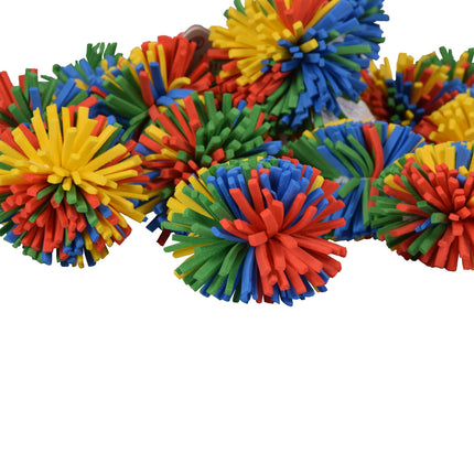 Interactief kattenspeelgoed - Kleurrijke kattenballetjes van rubber en schuim - Speelgoed Dieren - 3 cm - 0.02 Kg