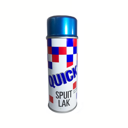 Spuitverf | Spuitlak | Spuitbus | Lichtblauw metallic | Vernis | Sneldrogend | Transparant | Binnen & Buiten| 400ml