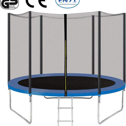 Trampoline met veiligheidsnet - Diameter 183 cm - EU veiligheidskeurmerk - incl. trap