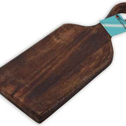 Set van 2 Handgemaakte mango hout snijplank - kaasplank - snijplank - serveerschaal - houten dienblad - hakblok 