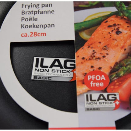 2-delige Tefal Pannenset Keramisch | Zwarte Inductiepannen | Koekenpannen 24 & 28 cm 