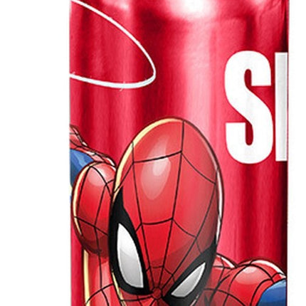 Spiderman Lunchset met waterfles 450ml en broodtrommel - Spiderman Aluminium Waterfles – Blauw - Broodtrommel spiderman