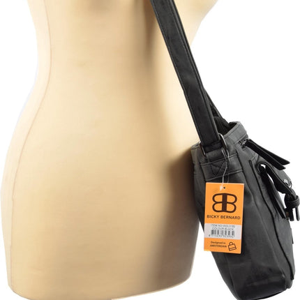 Schoudertas - Crossbodytas - tassen - tassen dames - tassen kopen - tassen hengsel - tassen Zwart - Dames tas - handtas - handtassen - handtas dames - handtassen dames - handtas Zwart - WDL-3182