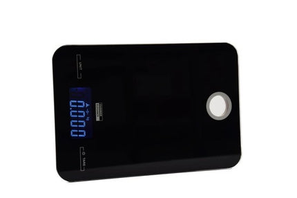 Zwarte Digitale Keukenweegschaal - Elektronische Weegschaal met Afneembare Kom - 14x18x18 cm - 3 kg Gewicht 