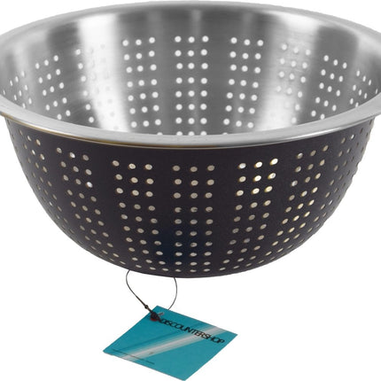 Kleine Keuken vergiet rvs - Zwart 24 cm