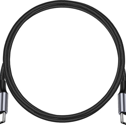USB C naar USB C Kabel 100W PD 20V/5A autolader , USB Type C Nylon Snel Opladen Data Kabel Compatibel met iPad Pro 2020, MacBook Air 2020/2019, OnePlus 8/ 7Pro, Google Pixel 4/3 enz. (2M)