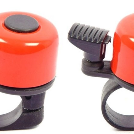 Fietsbel Mini 4 cm Rood – Stoere Fietsbel voor Racefiets, Kinderfiets & Stadsfiets – Universeel – Lichtgewicht – Beste Fietsbel Geluid