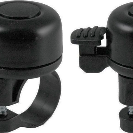 Zwarte Mini Fietsbel 3 cm – Goedkope Universele Fietsbel voor Racefiets, Kinderfiets & Stadsfiets – Beste Fietsbel Geluid