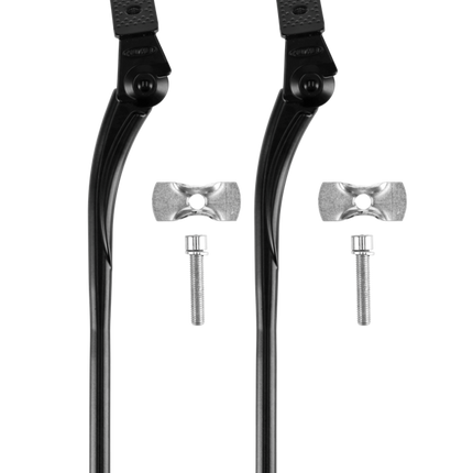 Fietsstandaard 24-28 Inch | Aluminium Enkel Standaard Zwart | Verstelbare  Fietsstandaard Voor 24-26-28 Inch Fietsen | Duurzaam en Stabiel
