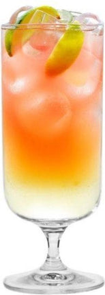 Krosno Kristal glazen - Cocktailglazen / Drinkglazen - 400 ml. - 6 Delig
