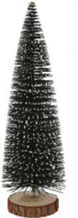 3x Kleine kerstboom 41CM| 20Led met wit sneeuw | Decoratieve kerstboom | Kunstkerstboom