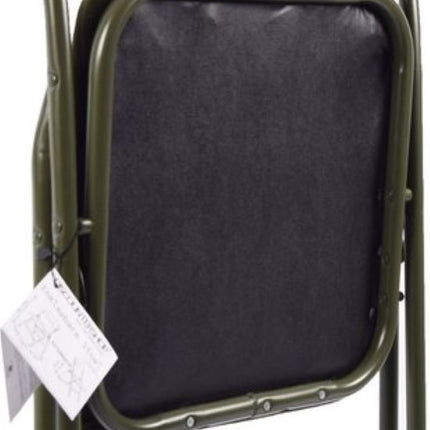 Klapstoel met zachte zitting - klapstoel - velvet - zithoogte van 43 cm - Groen