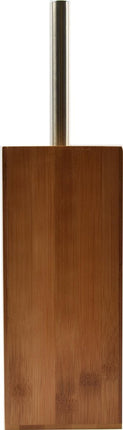 Toiletborstel hout - toiletborstels- WC Bamboe licht kleur- Toiletborstelhouder met WC-Borstelhouder - Houten Borstelhouder 