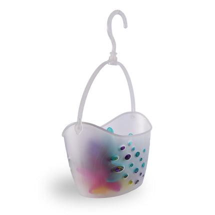 Kleurrijke Wasknijpers Set met Houder - Multicolor - Kunststof - 13.5cm x 13.5cm x 22cm
