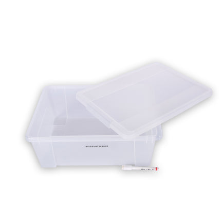 Opslagbox | Opbergdoos | Opbergdoos met deksel | 165 gm | 11 liter | Kunststof | Stapelbare opbergdoos | 39cm*28cm*13.50cm 