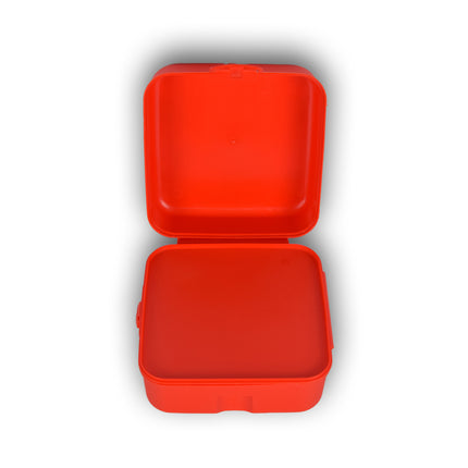 Broodtrommel kind | 14cm*8cm*14cm | Lunchtrommel | Rode | Brooddoos | kunstof | 1.5 liter