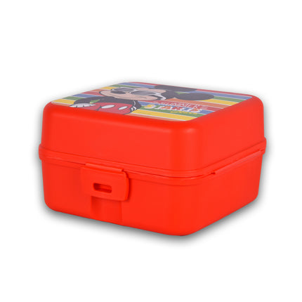 Broodtrommel kind | 14cm*8cm*14cm | Lunchtrommel | Rode | Brooddoos | kunstof | 1.5 liter
