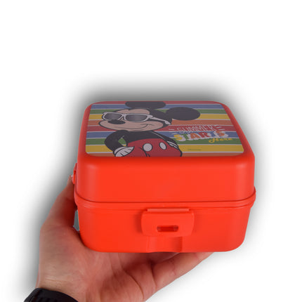 Broodtrommel kind | 14cm*8cm*14cm | Lunchtrommel | Rode | Brooddoos | kunstof | 1.5 liter
