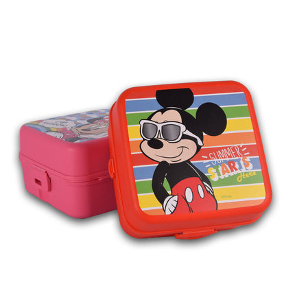 Broodtrommel kind | 14cm*8cm*14cm | Lunchtrommel | Rode | Brooddoos | kunstof | 1.5 liter
