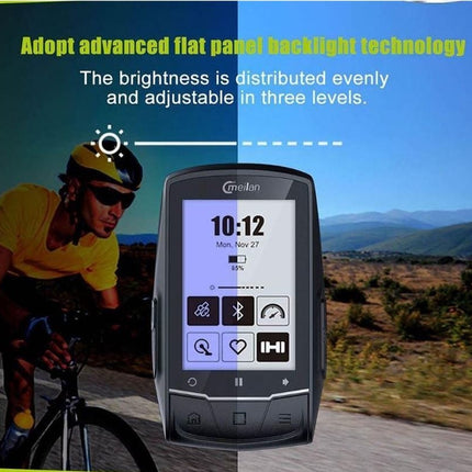 Fietscomputer Gps - Oplaadbaar - Zwart - Kunststof - 7.9Cm X 10.5Cm - 280G - 40 Uur Branduren 