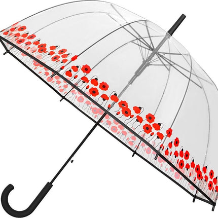Paraplu met bloemen Koepelparaplu Transparant PVC Ø 86 CM-DESSIN trouw