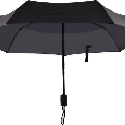 8x Automatische Stormparaplu - Paraplu – Automatisch, Opvouwbaar & Windproof tot 70 - 80 km p/u - Ø 95 cm - 7 panelen - Dubbele Laag - Zwart