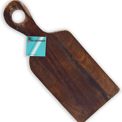 Set van 2 Handgemaakte mango hout snijplank - kaasplank - snijplank - serveerschaal - houten dienblad - hakblok 
