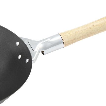 Wok around ø28cm zw plaatst 1,5mm