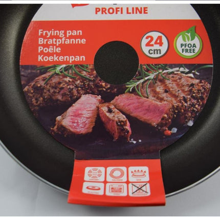 2-delige Tefal Pannenset Keramisch | Zwarte Inductiepannen | Koekenpannen 24 & 28 cm 