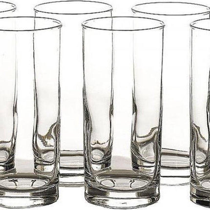Karaf - Waterkaraf - 1 Liter met 6 longdrinkglazen 27 cl inhoud - Inclusief RVS Filter - waterfilter - Water