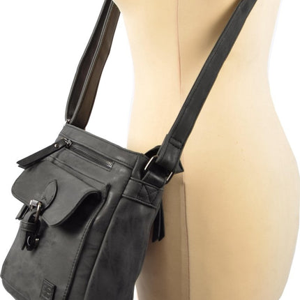 Schoudertas - Crossbodytas - tassen - tassen dames - tassen kopen - tassen hengsel - tassen Zwart - Dames tas - handtas - handtassen - handtas dames - handtassen dames - handtas Zwart - WDL-3182