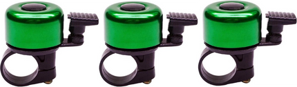 Stoere Fietsbel 4 cm Groen – Mini Fietsbel voor Racefiets, Kinderfiets & Stadsfiets – Universeel – Lichtgewicht & Luide Bel