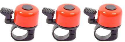 Fietsbel Mini 4 cm Rood – Stoere Fietsbel voor Racefiets, Kinderfiets & Stadsfiets – Universeel – Lichtgewicht – Beste Fietsbel Geluid
