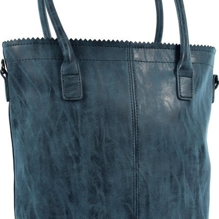 Bicky Bernard Dames Shopper Navy - Donkerblauw - Tas met lang hengsel 180 cm