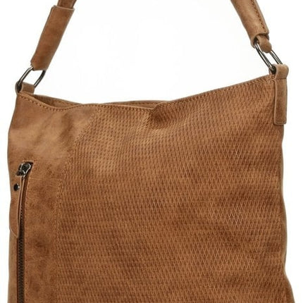 Bicky bernard -Schoudertas - Handtas Tizni - modern tas -cognac/camel