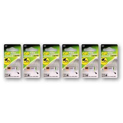 1 set van 6 stuks | 23A alkaline | Batterijen | alkaline batterijen |  12V 
