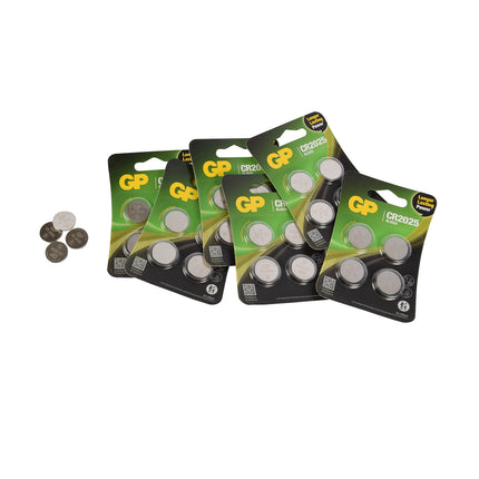 Set van 7 Pakketten met 4 Stuks CR2025 3V Knoopcelbatterijen - 28 Batterijen met Lithiumtechnologie voor Elektronica en DIY Klussen