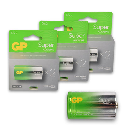 3 sets x 2 stuks | Alkali -Manganese | Batterijen | alkaline batterijen  | 1.5V 