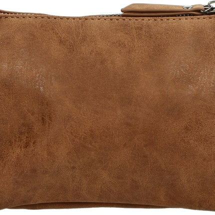 Bicky bernard schoudertas 2 Vaks tasje - telefoontas Camel- BB66661