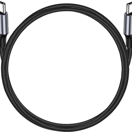 USB C naar USB C Kabel 100W PD 20V/5A autolader , USB Type C Nylon Snel Opladen Data Kabel Compatibel met iPad Pro 2020, MacBook Air 2020/2019, OnePlus 8/ 7Pro, Google Pixel 4/3 enz. (2M)