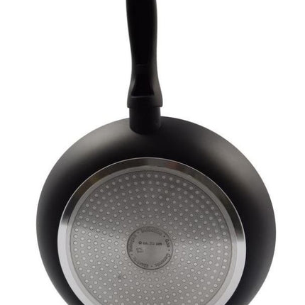2-delige Tefal Pannenset Keramisch | Zwarte Inductiepannen | Koekenpannen 24 & 28 cm 