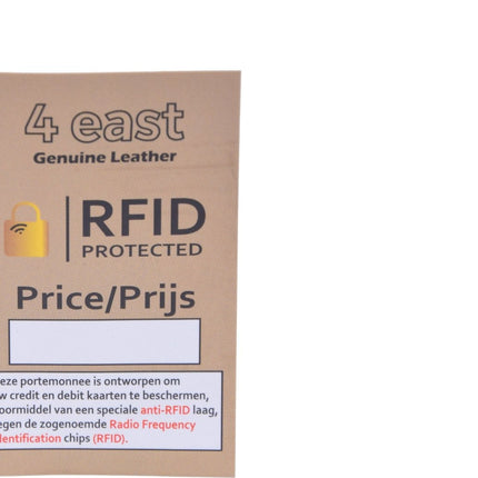 Portemonnee - Portemonnee dames - Portemonnee heren - Portemonnee pasjes - RFID Protected Anti skim - 4East - 4E-209- Groen - Olijf