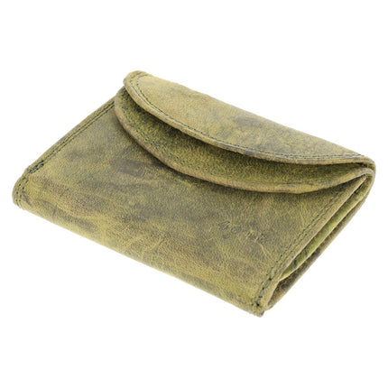Kleine Portemonnee met RFID Bescherming | Leren Mini Portemonnee met Kaarthouder & Muntvak  10.5x8.5cm | Ideaal Kerstcadeau voor Alles