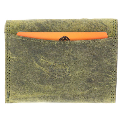 Kleine Portemonnee met RFID Bescherming | Leren Mini Portemonnee met Kaarthouder & Muntvak  10.5x8.5cm | Ideaal Kerstcadeau voor Alles