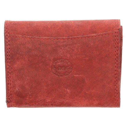 Kleine Portemonnee | RFID Bescherming | Leren Mini Portemonnee met Kaarthouder, Briefgeld & Muntvak | 10.5x8.5cm | Ideaal Rode Kerstcadeau voor Alles 