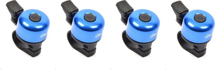Mini Fietsbel 50 mm Blauw – Universele Fietsbel voor Racefiets, Stadsfiets & Kinderfiets – Lichtgewicht & Luide Bel – Fietsaccessoires