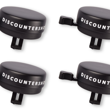 Fietsbel Zwart Staal 5.5 cm – Universele Fietsbel voor Racefiets, MTB, Stadsfiets & Kinderfiets | Beste Goedkope Fietsbel | Fietsaccessoires Aluminium
