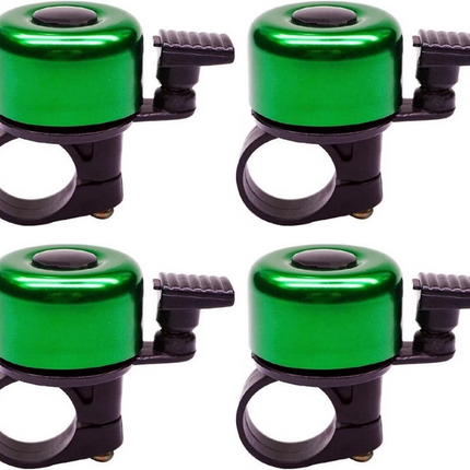 Stoere Fietsbel 4 cm Groen – Mini Fietsbel voor Racefiets, Kinderfiets & Stadsfiets – Universeel – Lichtgewicht & Luide Bel