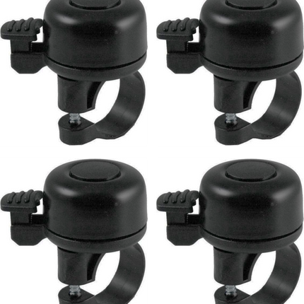 Zwarte Mini Fietsbel 3 cm – Goedkope Universele Fietsbel voor Racefiets, Kinderfiets & Stadsfiets – Beste Fietsbel Geluid