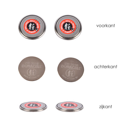 Betrouwbare Lithium-Knoopcellen Set - 10 Batterijen - 3V Spanning - Zilverkleurig - Diameters 2.3cm - Code 2016